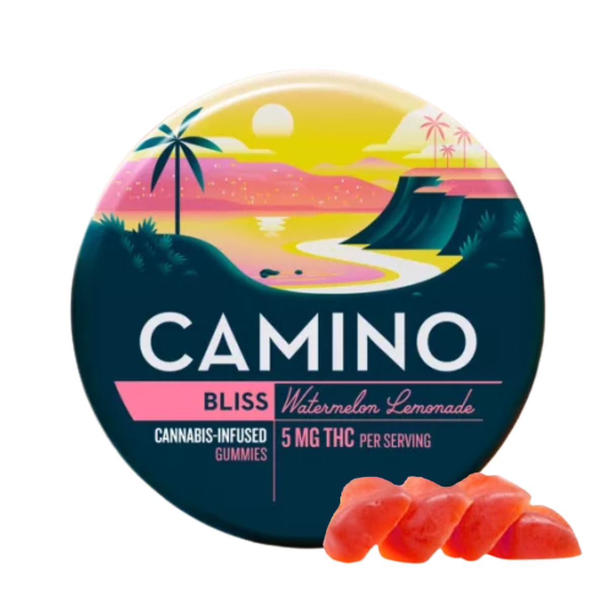 Kiva Camino Gummies Watermelon Lemonade